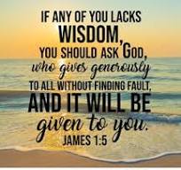 Wisdom2 - Jesus Christ is Lord Wisdom, you should ask God who gives generously to all without finding fault, and it will be given to you - James 1:5